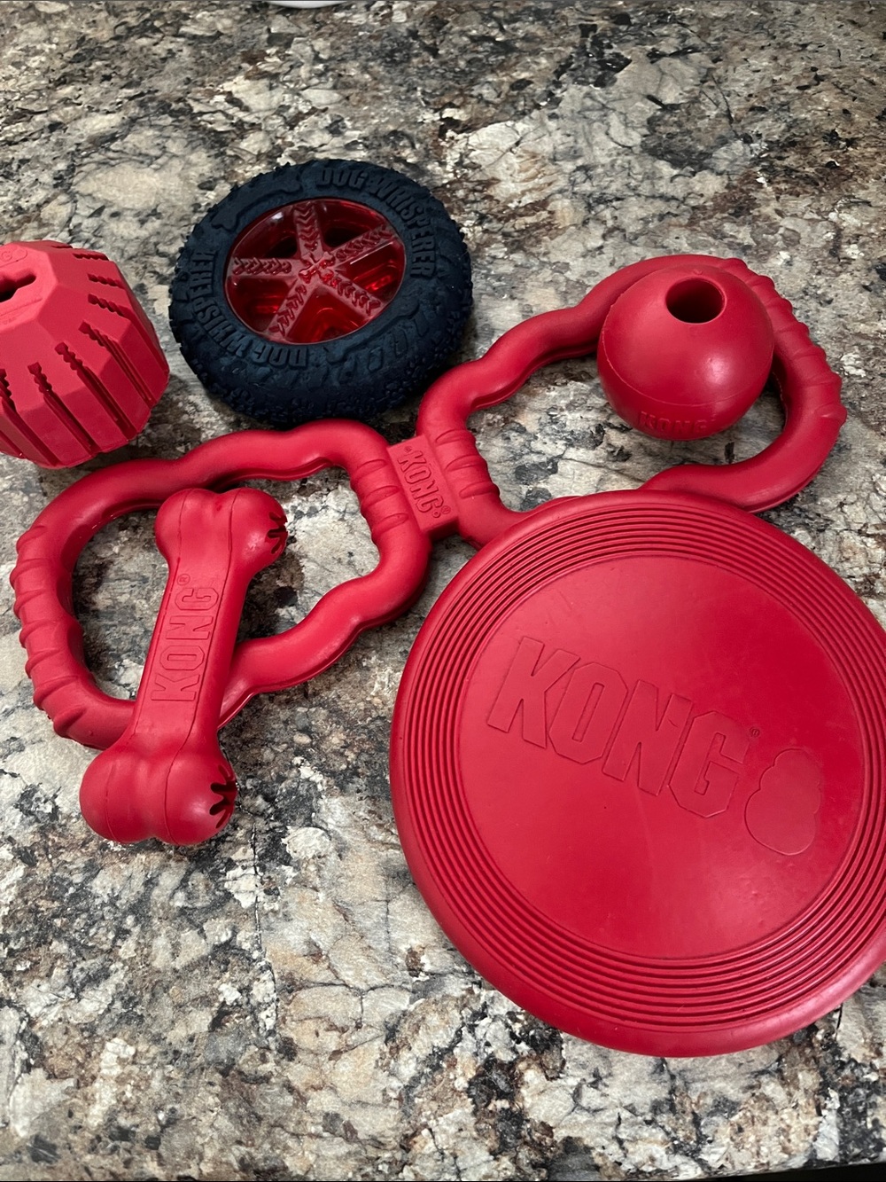Kong Red Assorted Durable Dog Toy Lot 🐶
